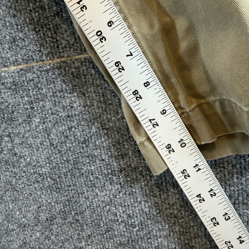 Old Navy Mens Vintage Khaki Shorts Tan Cotton Size 31 Gorpcore Dadcore Y2K - Picture 5 of 6